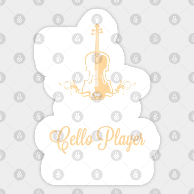 Cello Players Sticker by hothippo